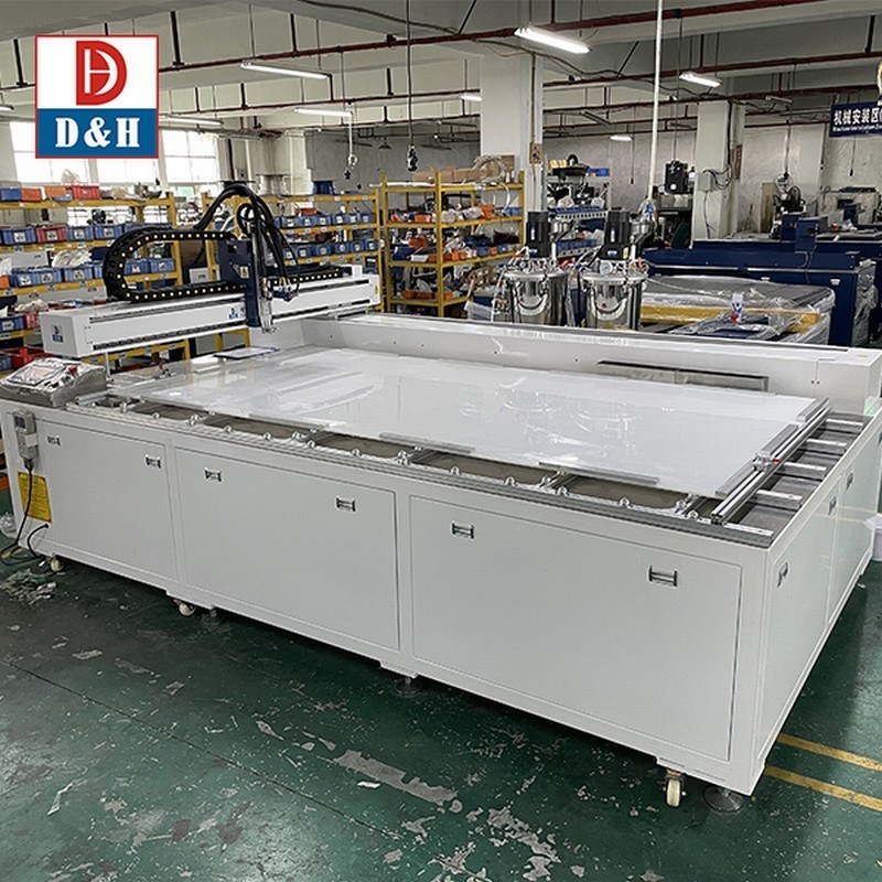 Online Two Component Ab Glue Epoxy Automatic Vacuum Dispensing Potting Robot Ab Epoxy System Two Part Dosing Machine