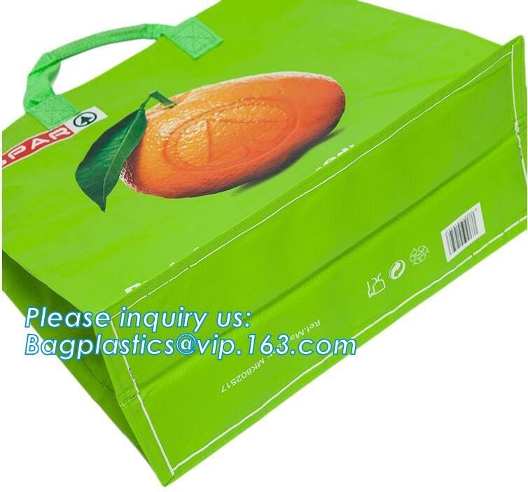Fashion WaterProof PP Woven Laminated Handle Shopping Bag,fashion laminated reusable pp woven big shopping woven bag
