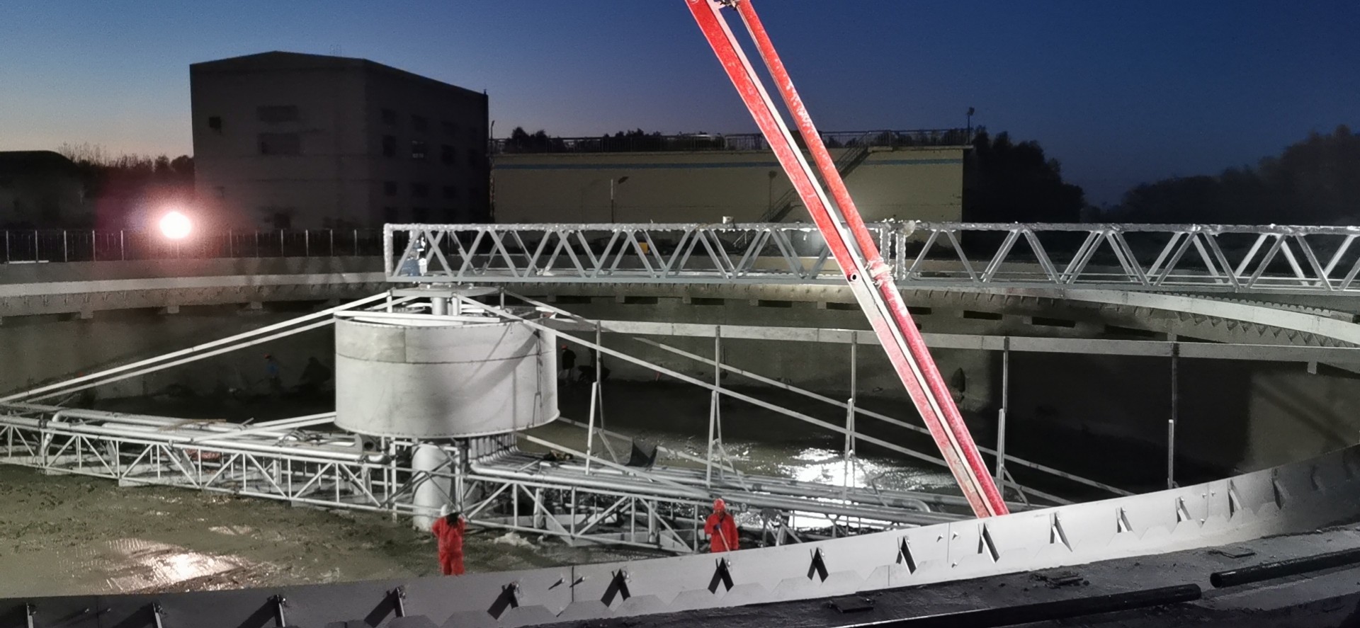 Sewage Treatment Sludge Scraper System Peripheral Transmission