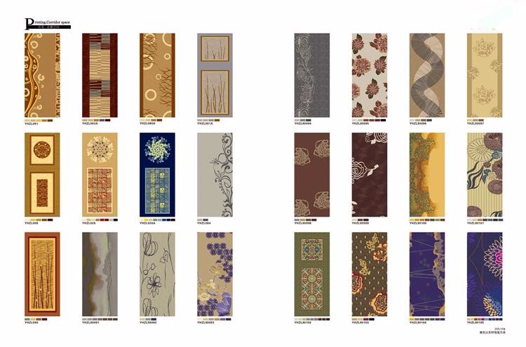 Chinese traditional style unique design Axminster corridor hall carpet