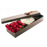 bespoke lid and base flower gift box rigid set up flower box luxury flower