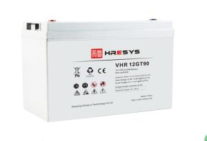 Quality 90 AH AGM Sealed Lead Acid Battery High Energy Density Fast Charge Discharge wholesale