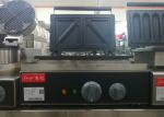 Commercial Sandwich Waffle Maker / Sandwich Press Machine 220V 1550W