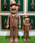 OEM Design Carving Wooden Art Sculpture Artists Collectible Crack Resistant