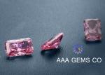 Jewelry / Necklace Radiant Cut Moissanite Pink High Hardness