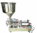220V Double heads Semi Automatic Cream Filling Machine for cosmetic paste