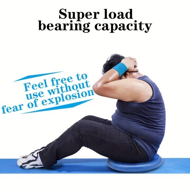 Yoga Balls Massage Pad Inflatable Stability Wobble Balance Disc Cushion Mat Fitness Exercise Training Ball