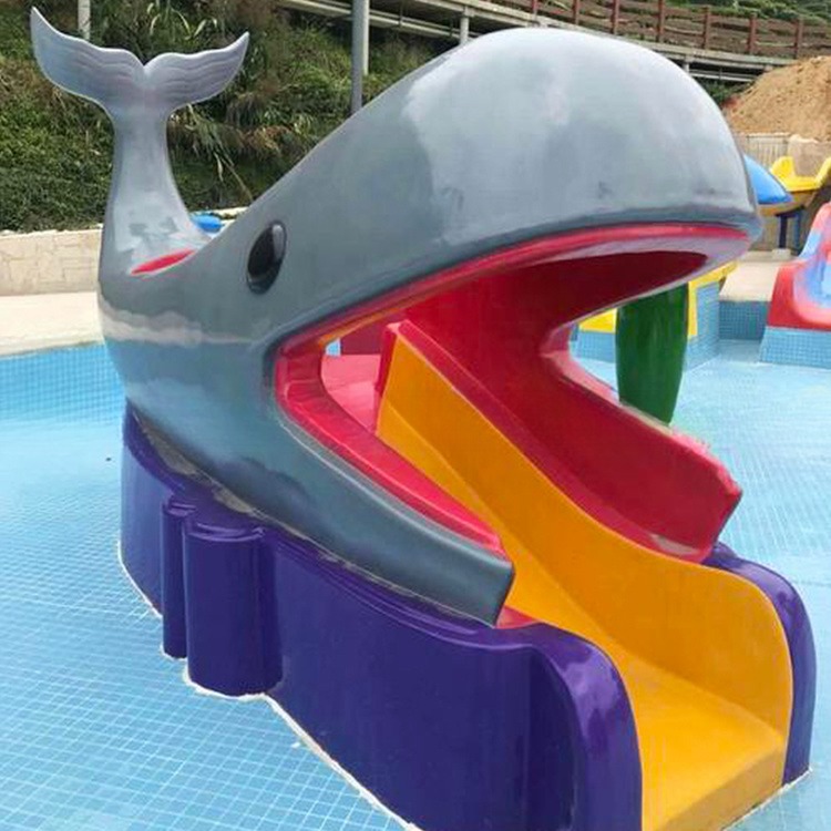 Funny Water Park Slide Fiberglass Children Slide