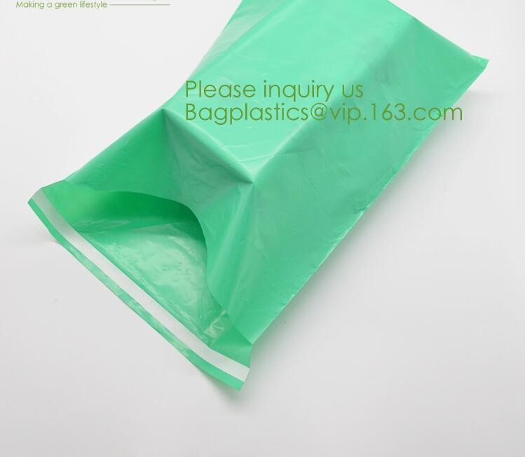 Biodegradable compostable plastic courier shipping envelope custom 10x13 matte black poly mailers bag bagplastics bageas
