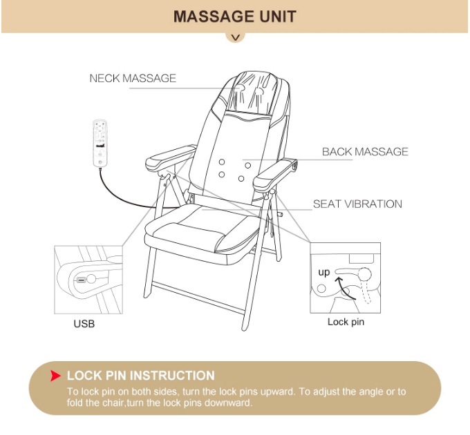 2019 New design best selling electric full body massage chair