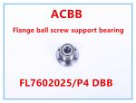 FL7602025/P4 DBB Flange Ball Screw Support Bearing