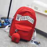 Schoolbag female han edition hits color street backpacks college wind schoolbag