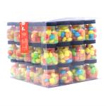 Lucky Bubblegum Chewing Gum / Colorful Crispy Chewing Candy Packed In Jar