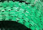 Plastic Paint Razor Wire Pvc Coated Galvanized Concertina Wire Pvc Stinging Cage