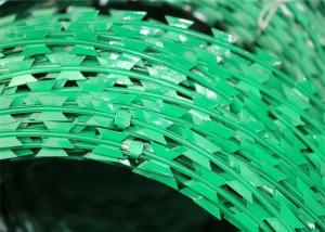 Quality Powder Coating Concertina PVC Coated Razor Wire Military Razor Barbed Wire wholesale