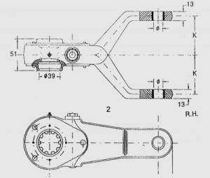 Quality scania spare parts 276517 manual slack adjuster of break system wholesale