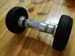 rubber coated dumbbell