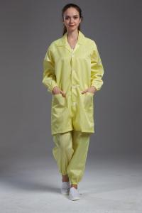 Quality Anti Static ESD reusable Labcoat muticolor with conductive fiber suitable for Cleanroom wholesale