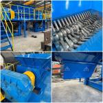 Hydraulic Scrap Double Shaft Waste Metal Steel Iron Recycling Waste Metal