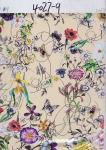Transfer foil for leather Flower design transfer film for pvc leather G4027 Hot