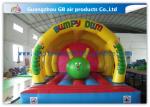 PVC Waterproof Caterpillar Inflatable Bouncy Castle Moonwalks For Kids