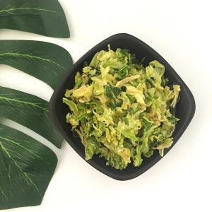 Quality Air Dehydrated Cabbage Flakes Natural Green Colour wholesale