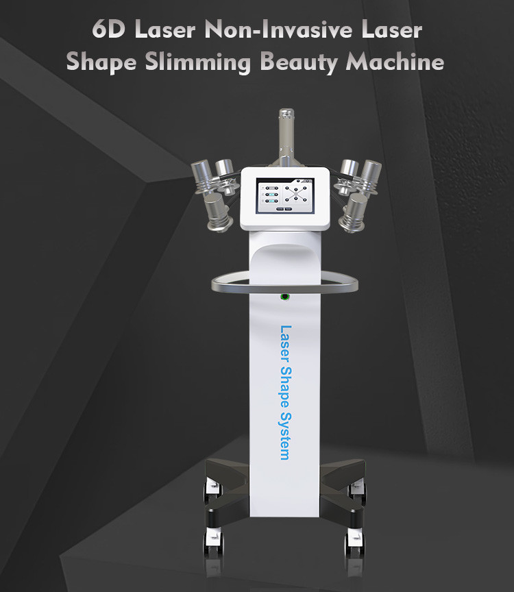 Weight Loss Beauty Machine Non Invasive 6D Laser Shape Slimming Equipment For Waist Trainer