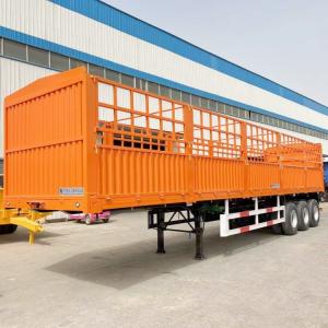 Quality TITAN 3 Axle Fence Semi Trailer for Sale | 60 Tons of Trailer Stakes wholesale