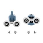 Anti Erosion Sliding Shower Door Wheels , Zinc Alloy Double Shower Door Pulley