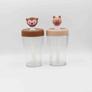 Quality Innovative Plastic Straw Water Bottle Office Lady Juice Drinking wholesale