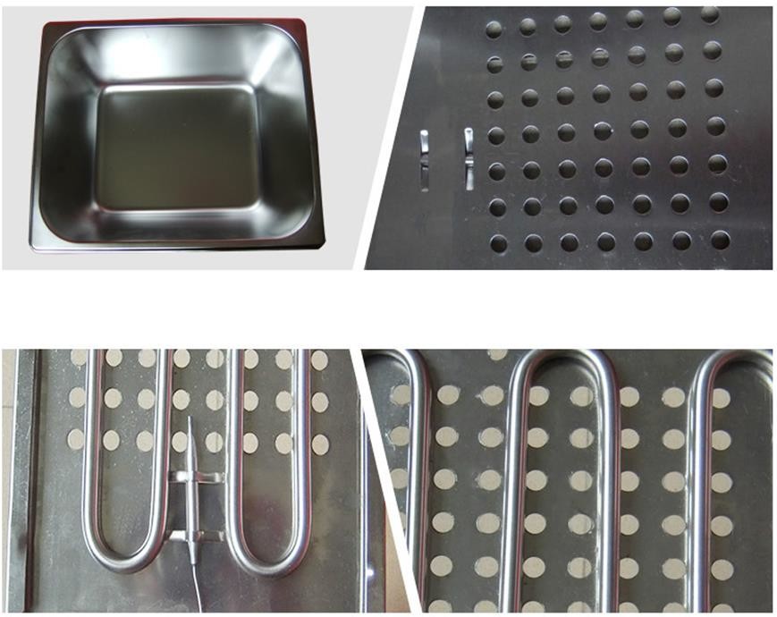 Portable 6L Stainless Steel Electric Fryer Commercial For Chicken Chips