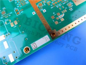 Quality RO4730G3 2 layers 0.6mm Immersion Gold PCB With Green Solder Mask wholesale