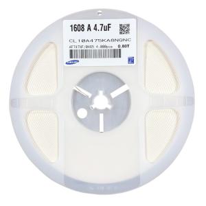Quality SMD/SMT 4.7uF+/-10% 25V X5R 0603 Surface Mount MLCC Ceramic Capacitors CL10A475KA8NQNC wholesale