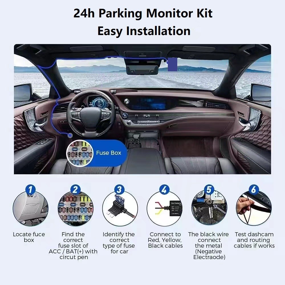 70mai WiFi 2k Full HD Dashboard Mounted Dash Cam Driving Recorder