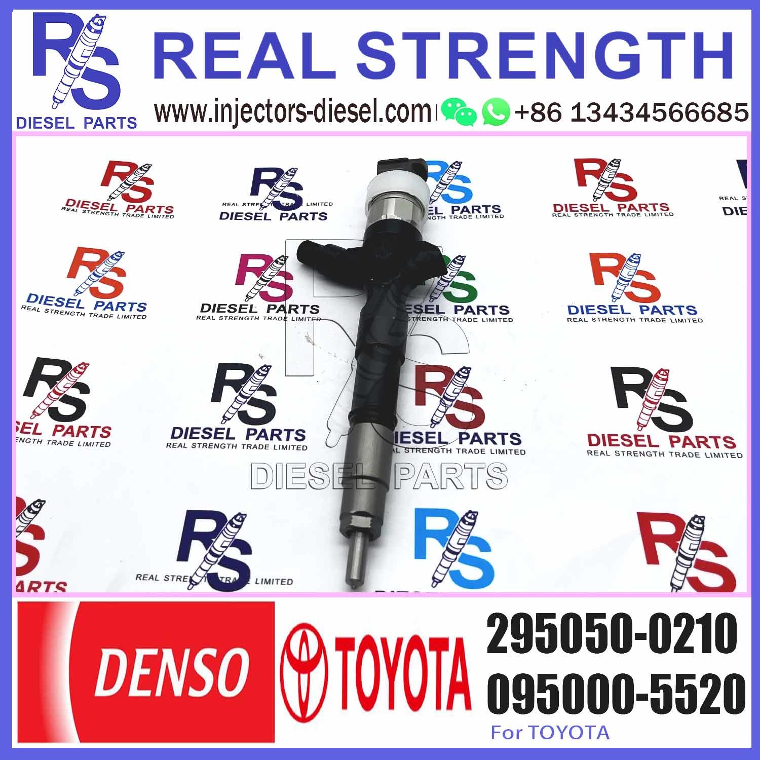 Diesel Fuel Injector 295050-0210 Common Rail Injector 23670-30410 095000-5921 23670-09070