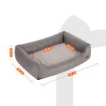 OEM ODM Dog Bed Cushion Durable Non Toxic Material Detachable Luxury