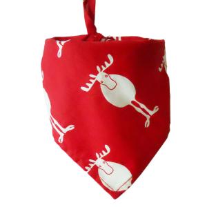 Quality Washable Adjustable Plaid Dog Bandanas Cotton Checkered Dog Triangle Bandana wholesale
