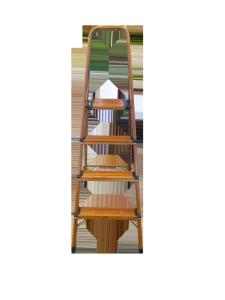 Quality 4 6 Steps Aluminium Household Ladder 1.3mm 5.7KG Outdoor wholesale