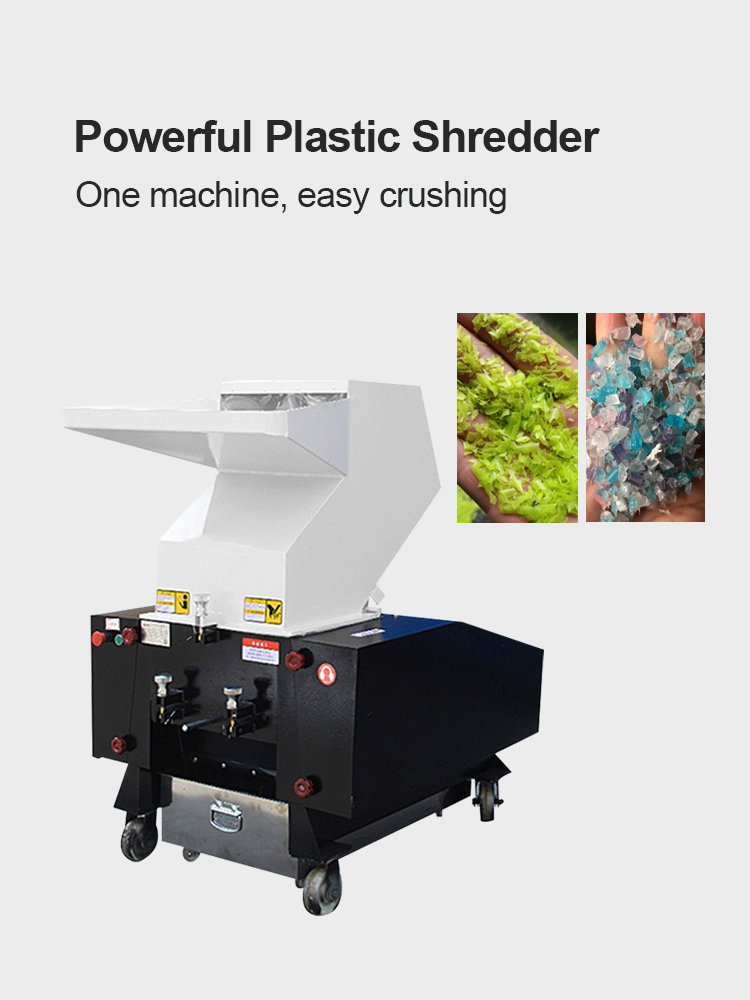 800kg/h Plastic Crusher Machine for PET Scrap and Waste Film Recycling Easy Operation