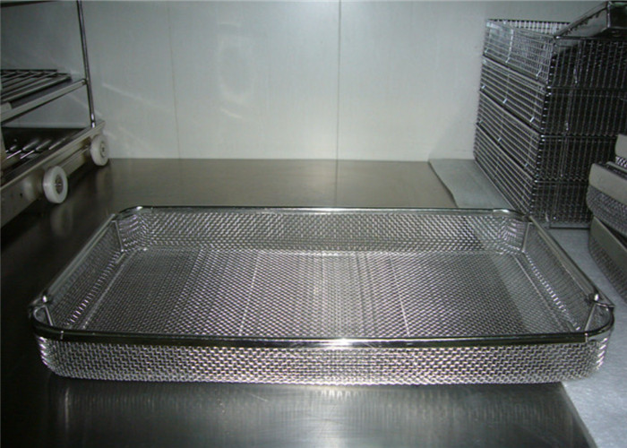 Hospital Special Disinfection Wire Mesh Basket Of Stainless Steel 316
