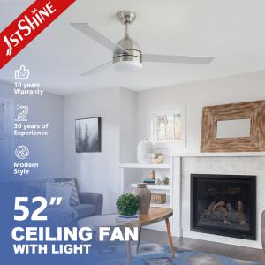 Quality Sliver Dimming DC Motor 220V Modern LED Ceiling Fan Mute 6 Speeds wholesale