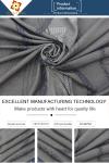 260gsm Mattress Quilting Fabric Linen Gray Polyester Knitted Jacquard Protective