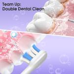 Electric Toothbrush With Water Flosser 2 In 1 IPX7 USB C Rechargeable Dental
