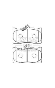 Quality New Lexus IS350/ Lexus Gs 350 Front Brake Pads Ceramic D1118 04465-30410 wholesale