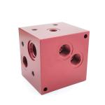 ASTM Standard Metal CNC Parts Stainless Steel Titanium Valve Manifold Block for