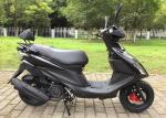 Lightweight Gas Motor Scooter Black Color High Safety Low Fuel Consumption