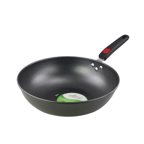 Wholesale TOP Seller Cookware 32/34 CM Fry Woks Cast Iron Cooking Pan Big Frying