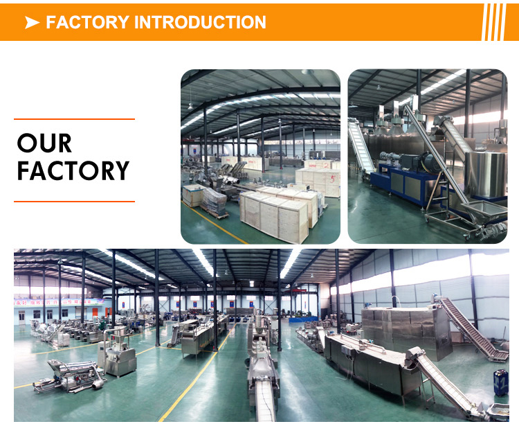 Protein Textured Food Production Line Making Extruder Machine for Soyabean Powder