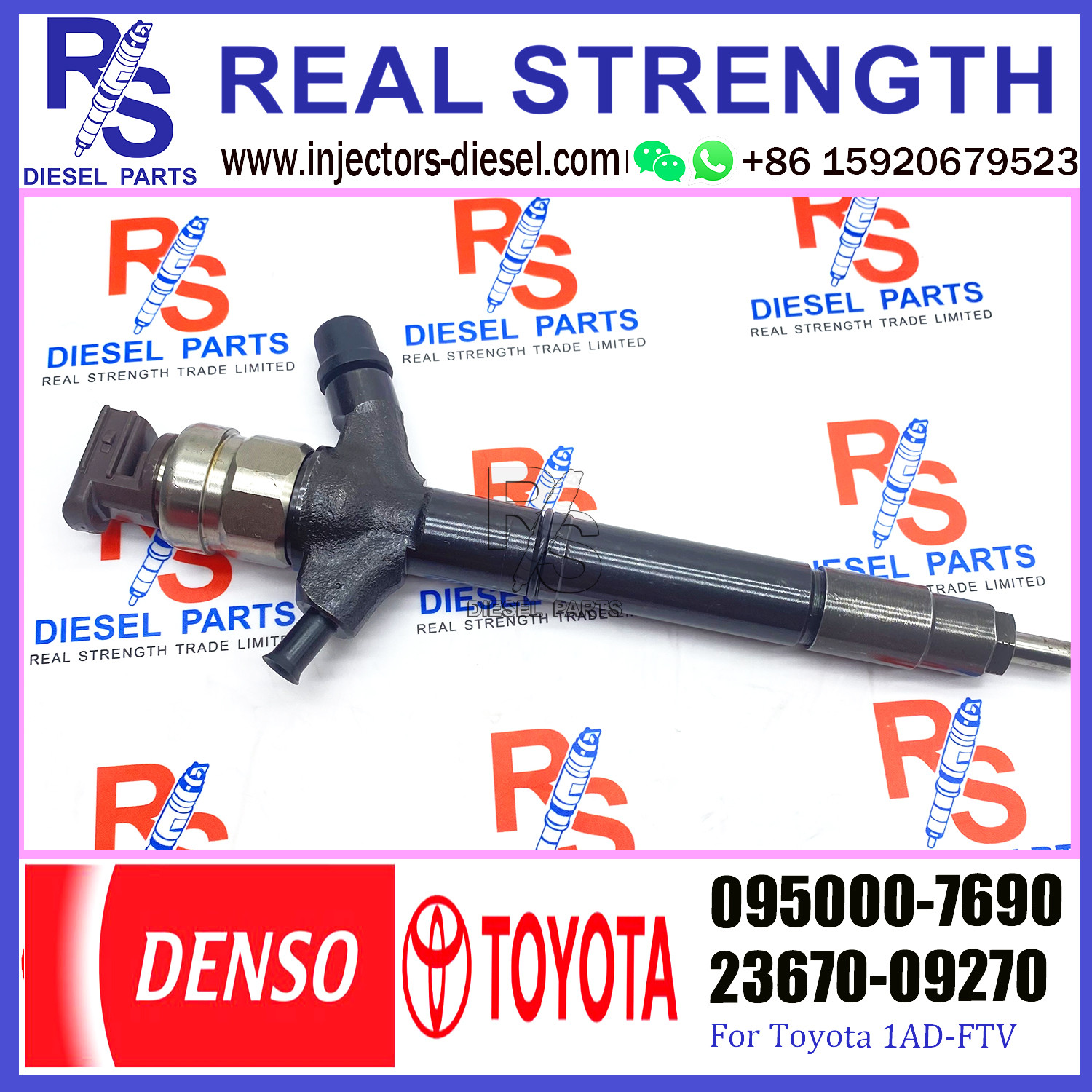 Common Rail Fuel Injector 095000-6680 095000-6970 095000-7320 095000-7330 095000-7680 095000-7690 For Lex-us / Toyo-ta