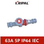 63A 380V industrial power supply waterproof plug connector combination